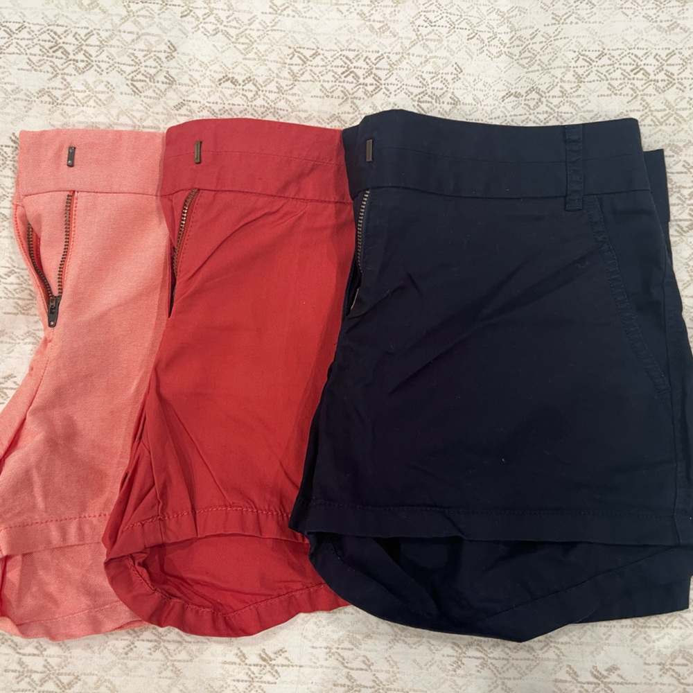 JCrew 4" Shorts Size 2